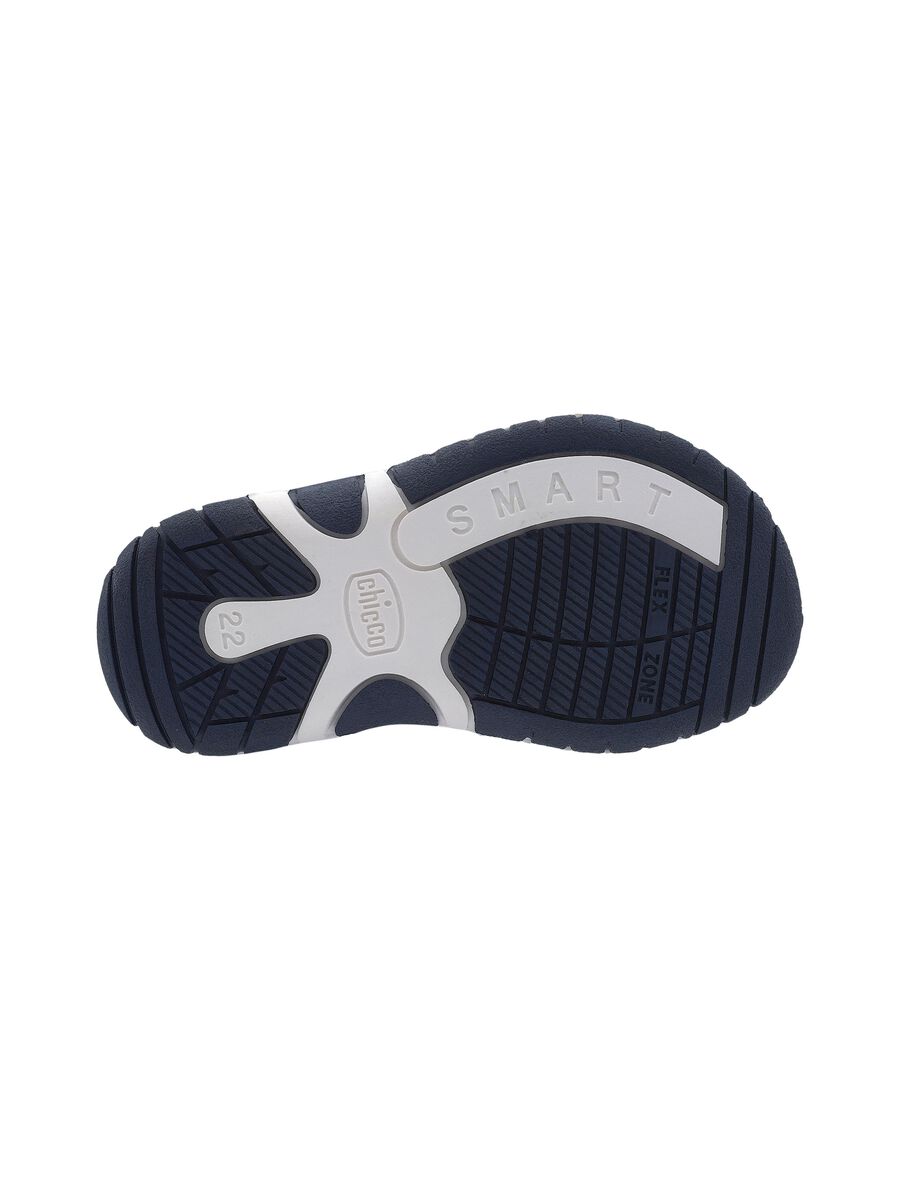Franklin colourblock sandals with double Velcro strap_1