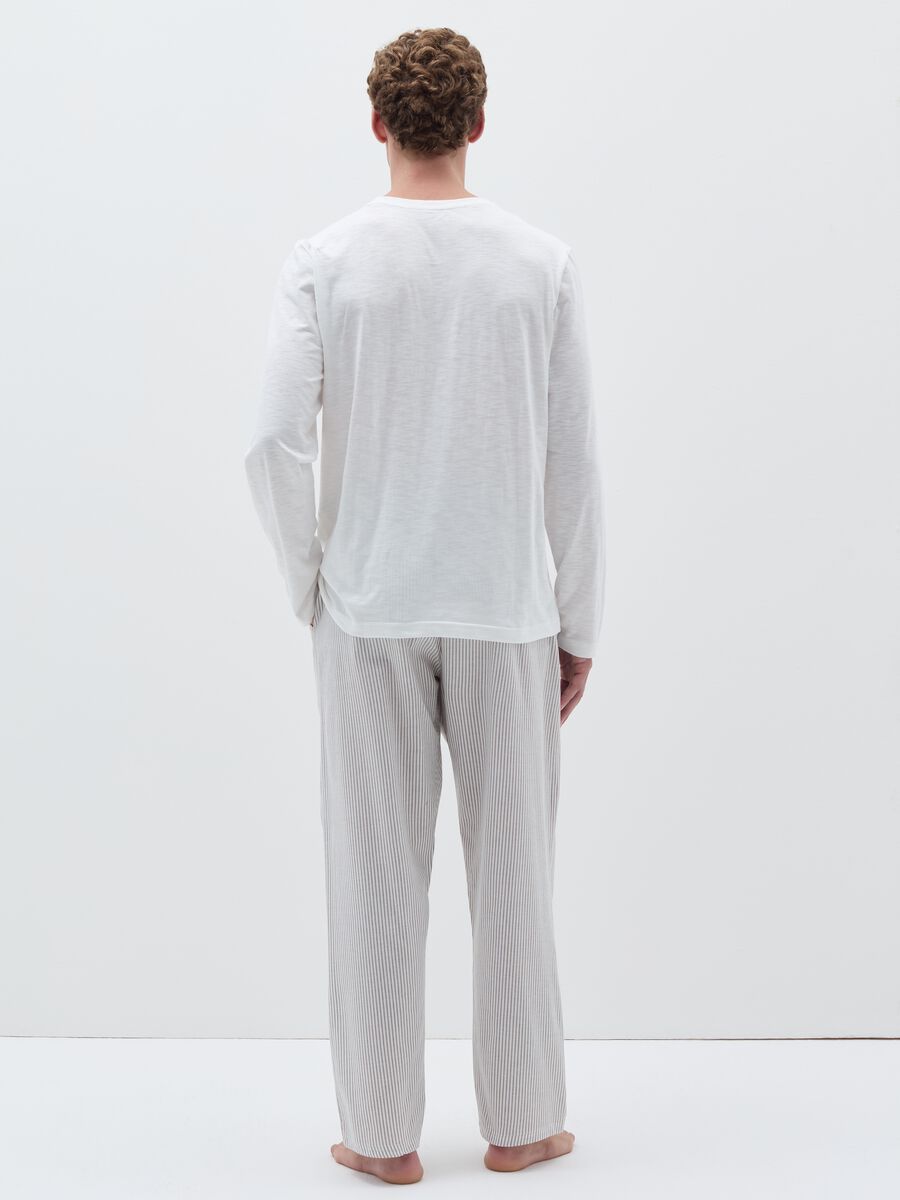 Pigiama lungo con top in slub jersey_4