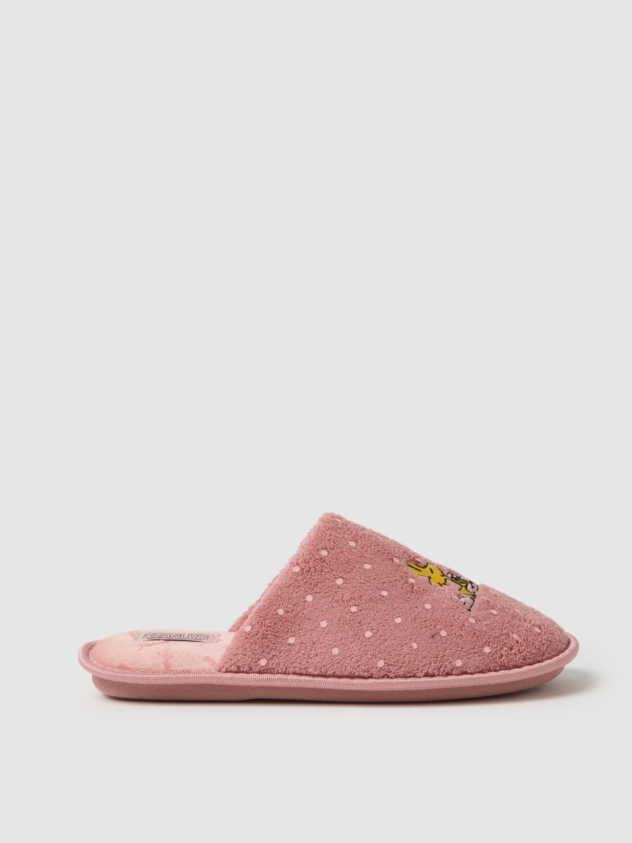 Pantofole rosa con stampa Snoopy_0