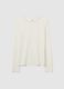 Pure cotton white regular fit T-shirt_4