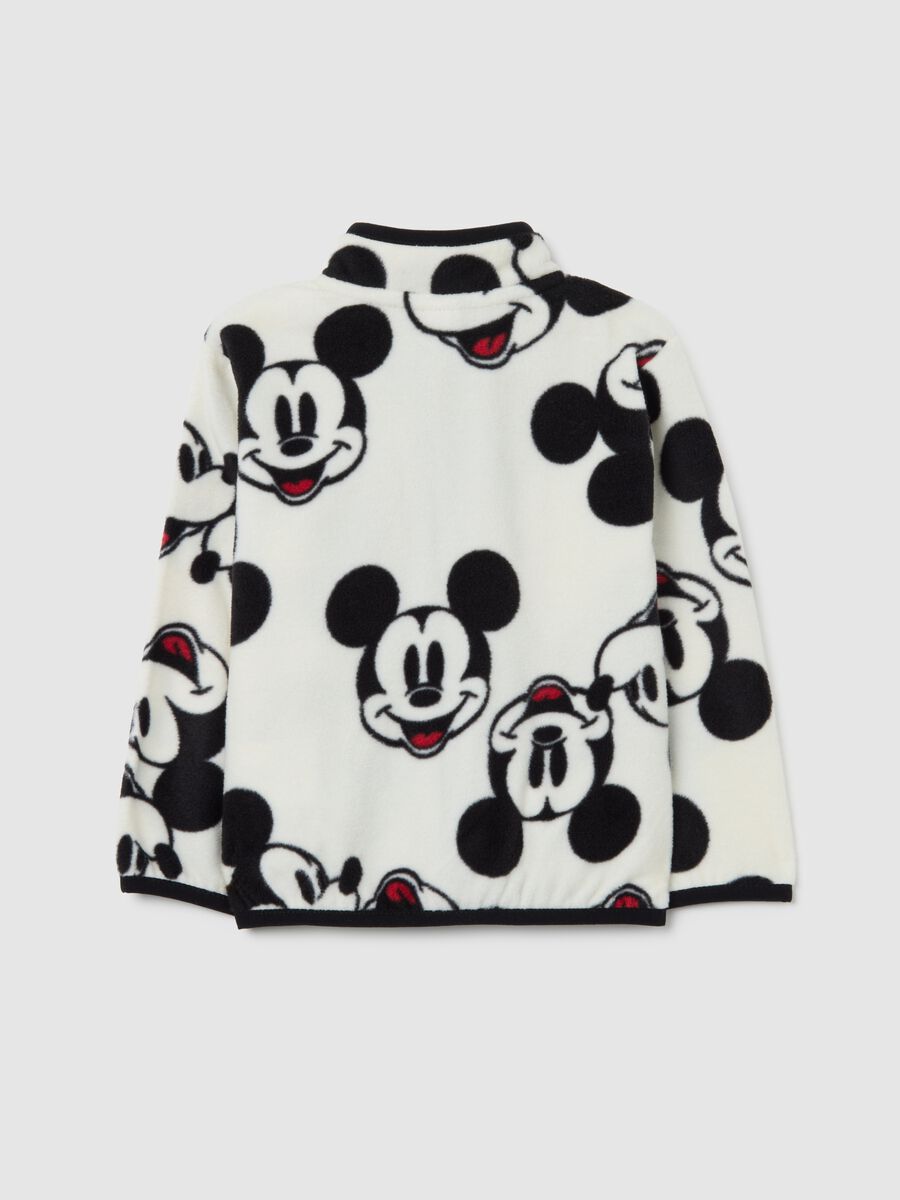 Multicoloured children's regular fit fleece sweatshirt with Disney prints_1