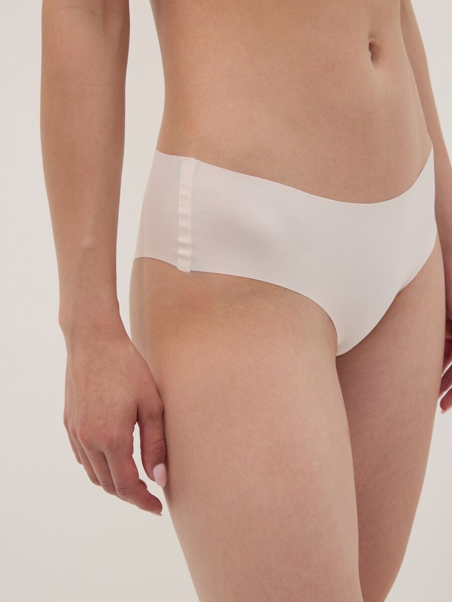 Slip hipster rosa in microfibra elasticizzata a vita regular_2