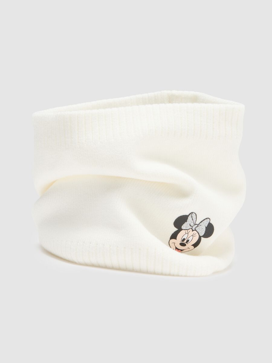 White girl's scarf with Minnie print_2