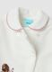 White organic cotton-blend babygrow with Disney embroidery_2