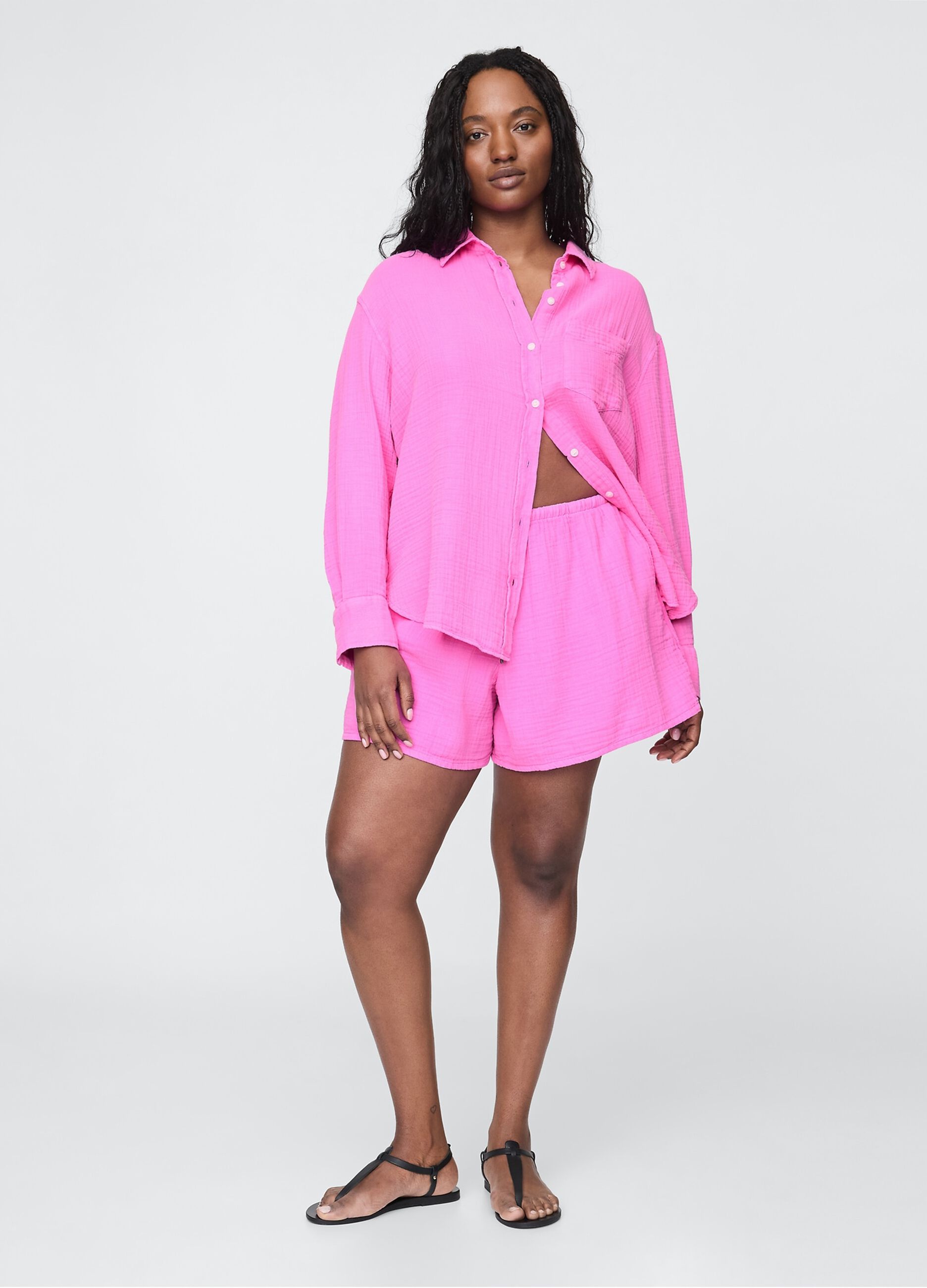 Shorts estivi in puro cotone