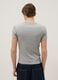 Grey slim fit stretch cotton T-shirt_2