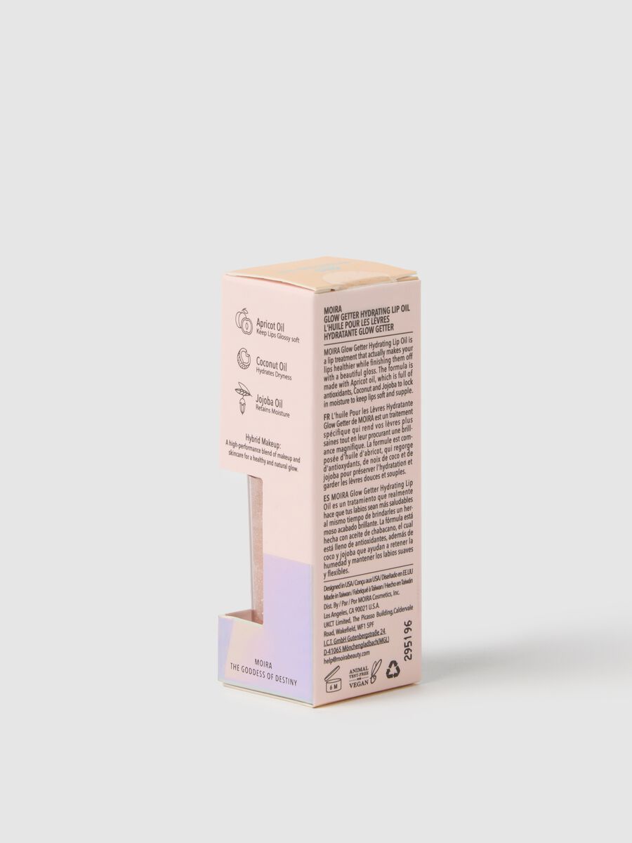 MOIRA GLOW GETTER HYDRATING OIL 003 CHAMPAGNE KISS LIP OIL - Korean makeup_1