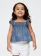 Light Denim Smock Top_0