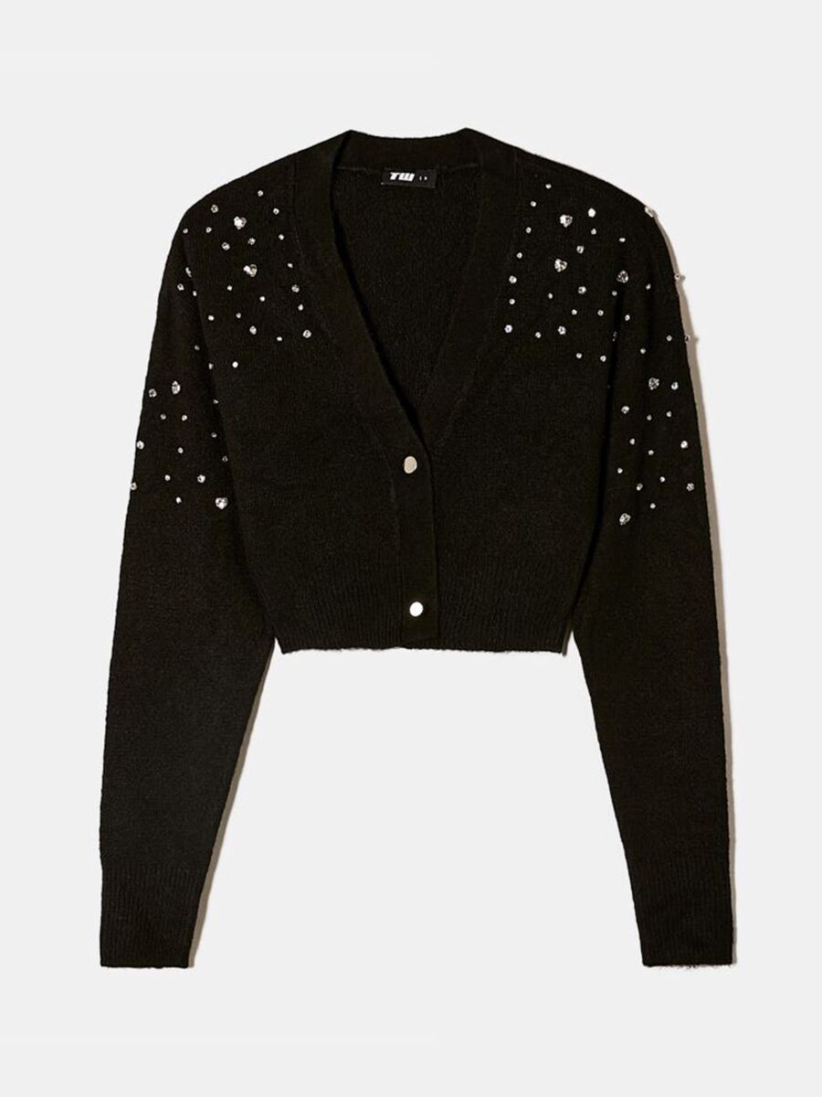 Crop cardigan with jewel applications_3