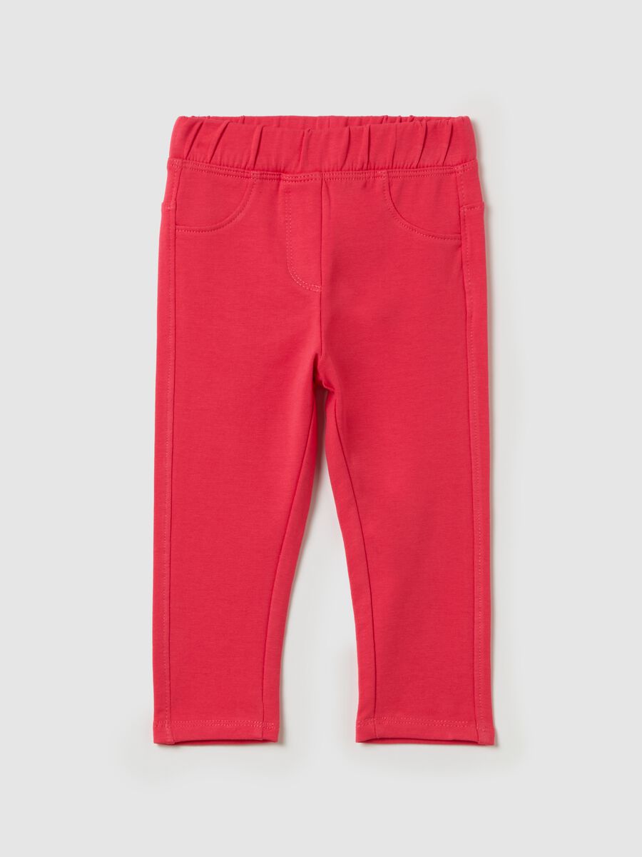 Stretch cotton treggings_0