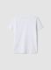 T-shirt in puro cotone bianca da ragazzo regular fit_4