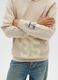 Boys' beige pure cotton regular fit sweatshirt_2