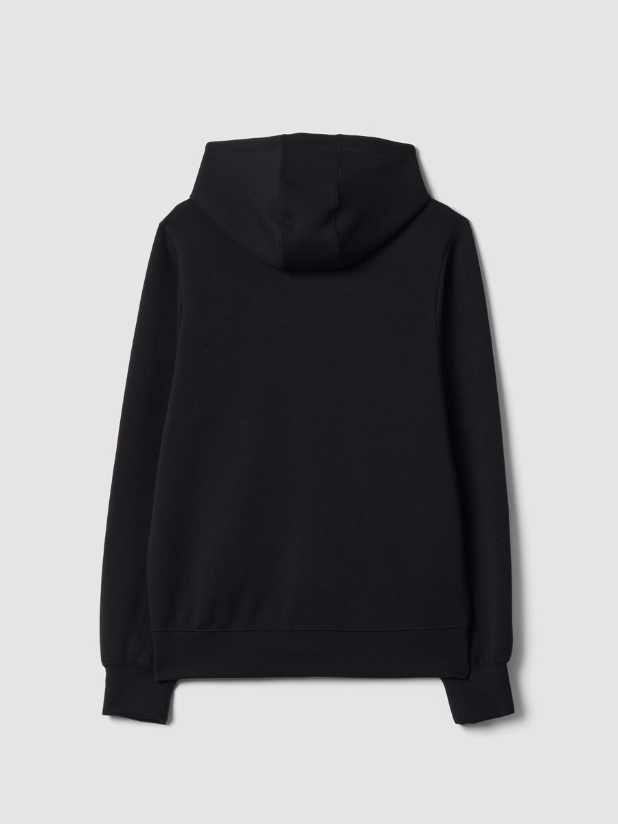 Full-zip nera traspirante in tessuto elasticizzato 2 Way Stretch_6