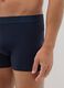 Set of three regular fit blue stretch cotton boxers_3