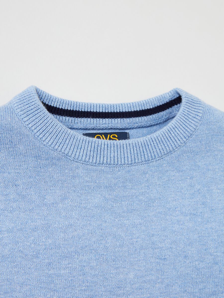 Pullover girocollo in cotone_2