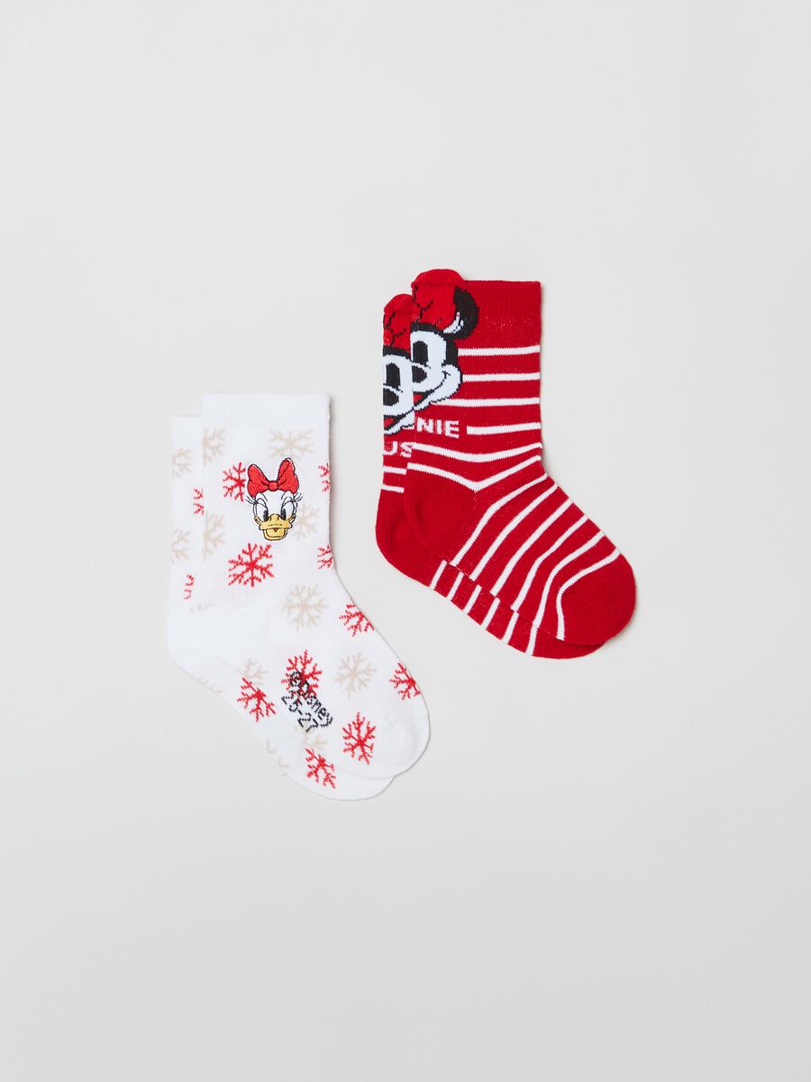 Bipack calze corte disegno Minnie e Paperina_0