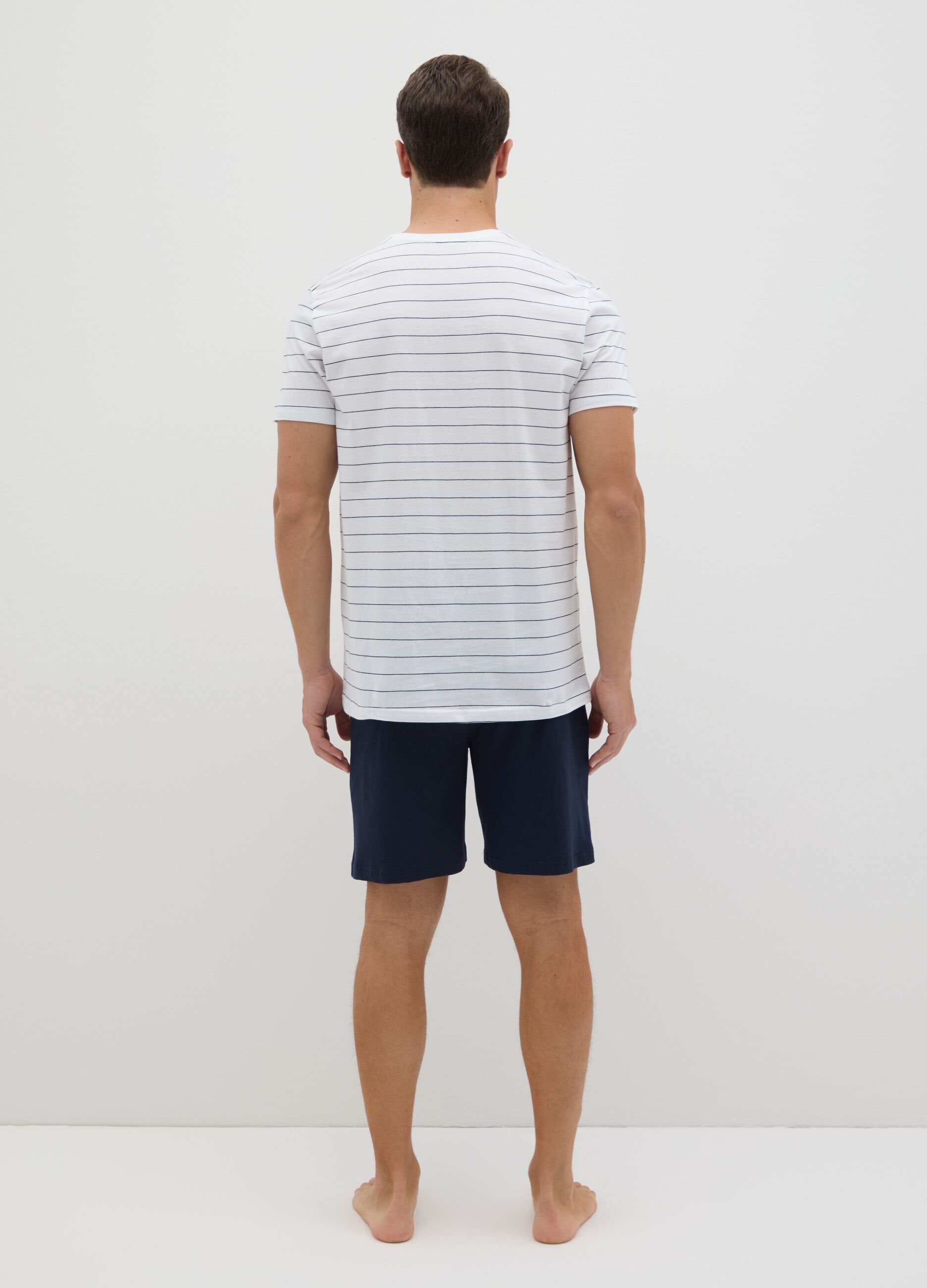 White striped cotton pyjamas by Ovs