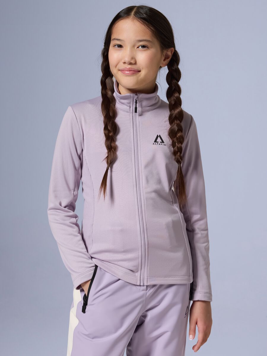 ALTAVIA WITH DEBORAH COMPAGNONI Full Zip Waffle Fleece_1