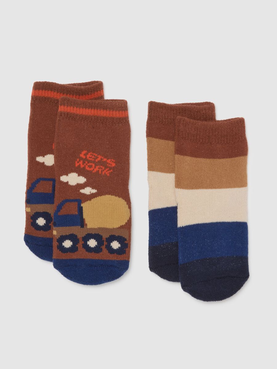 Baby Cotton Multicolour Socks Twin Pack_0
