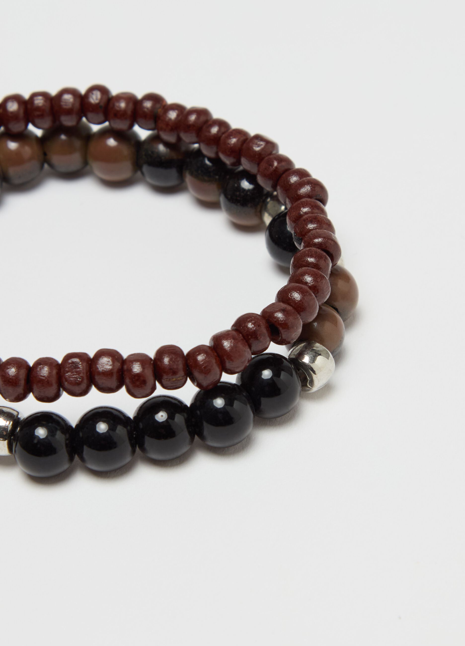 Two-pack bracelets with beads