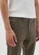 Green Stretch Cotton Regular Fit Trousers_3