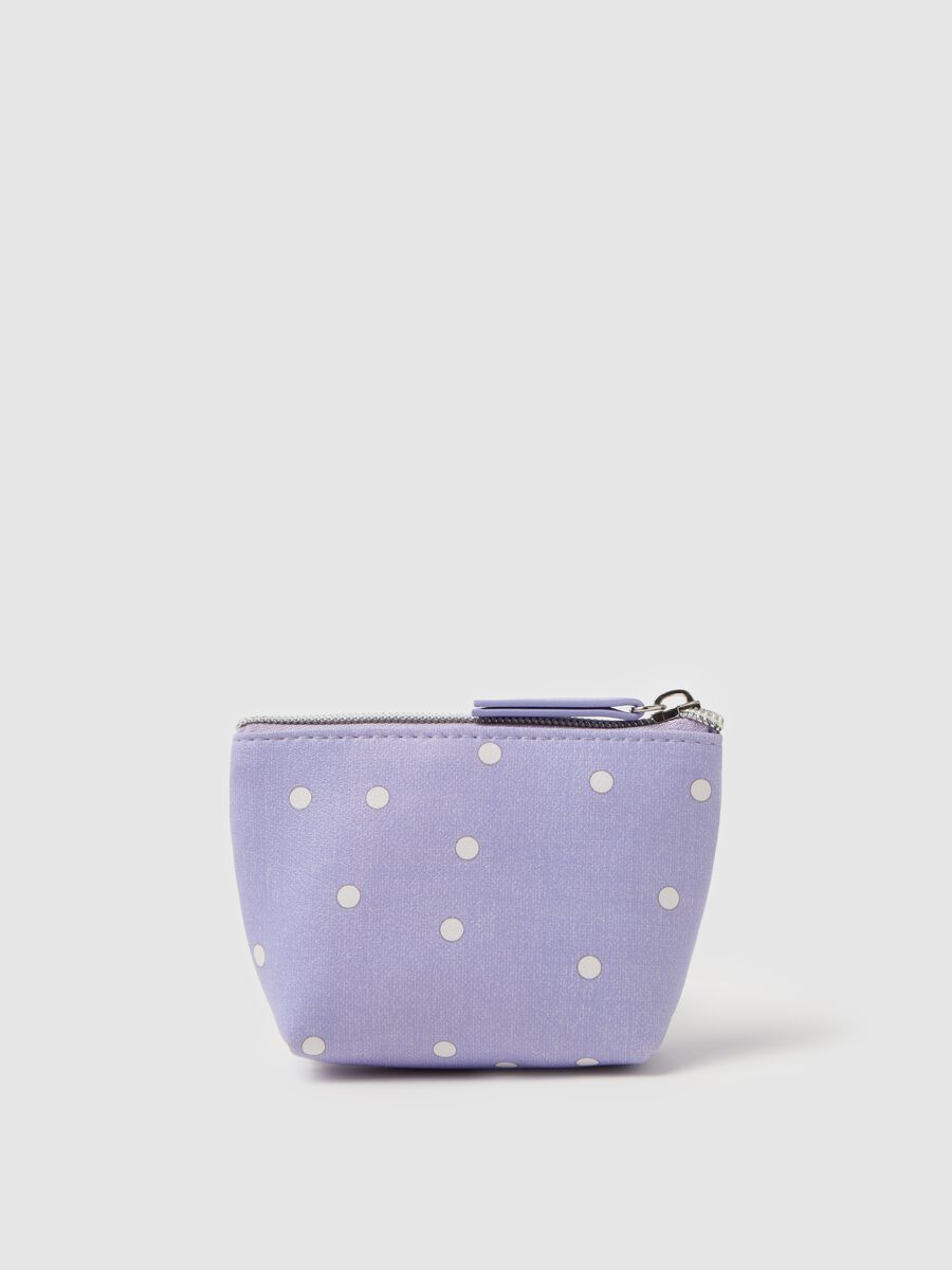 Coin purse with print and zip_1