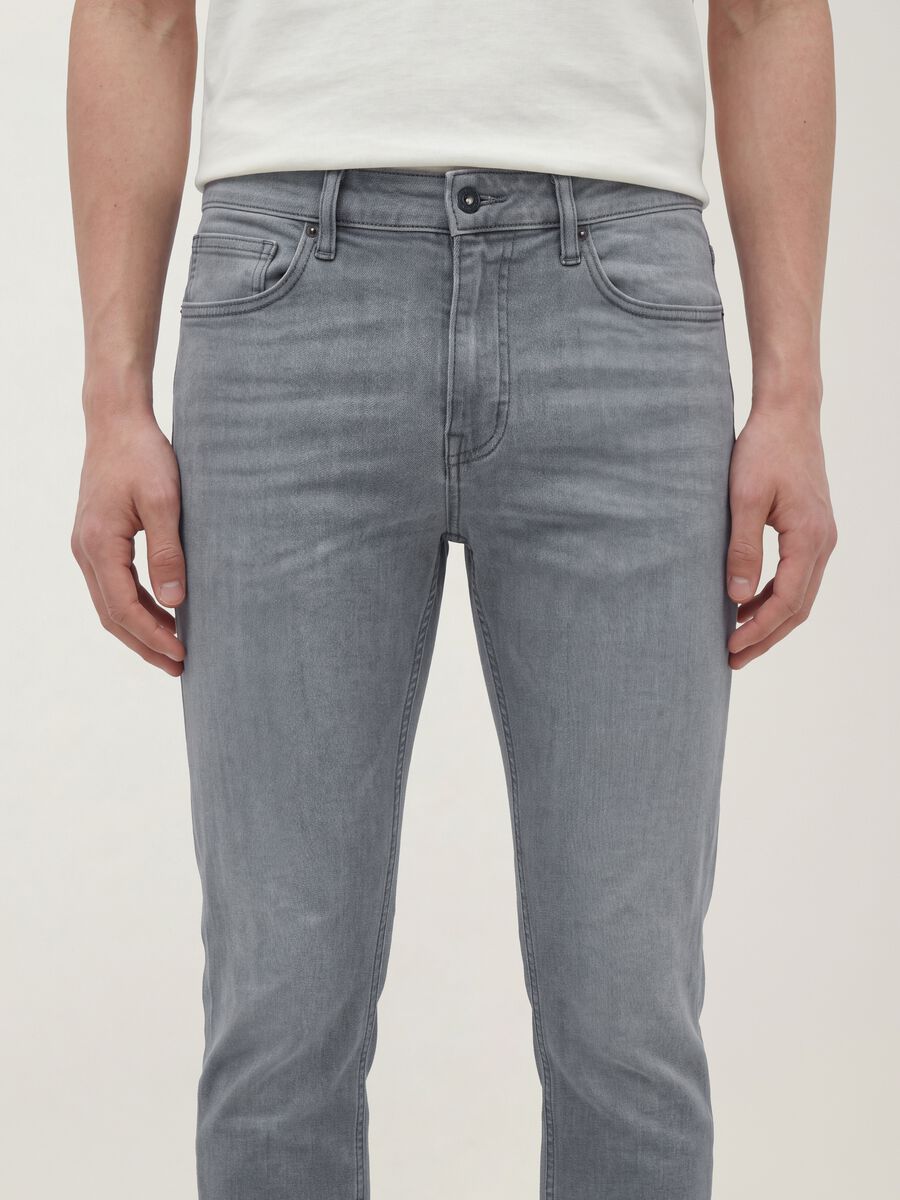 Jeans grigi in cotone elasticizzato skinny fit_3
