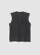 Black pure cotton vest top_4