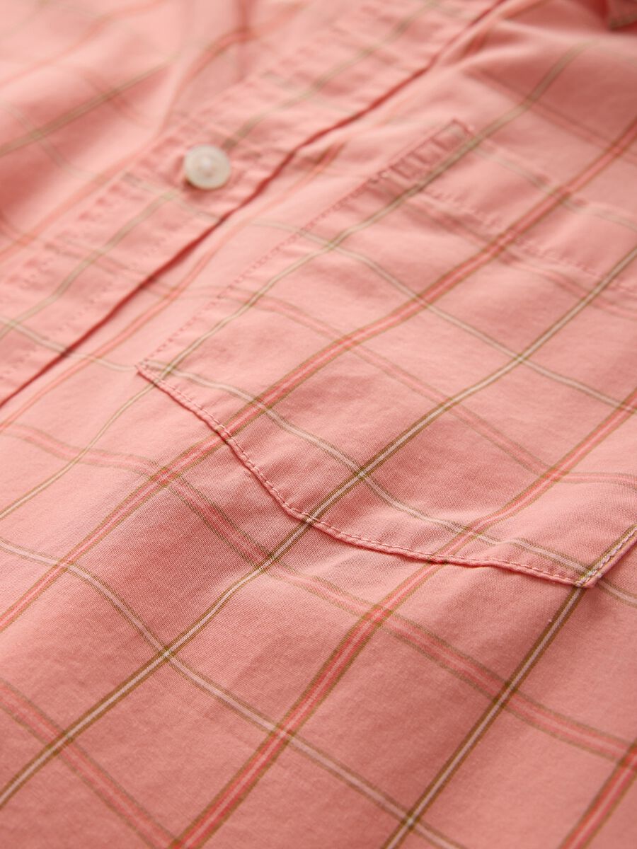 Pink Checked Cotton Shirt_4