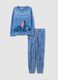 Regular fit blue coral fleece pyjamas with Disney decoration_4
