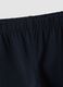 Leggings blu flare in cotone organico elasticizzato con cuore per bimba_3