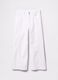 White trousers in denim with wide legs_3