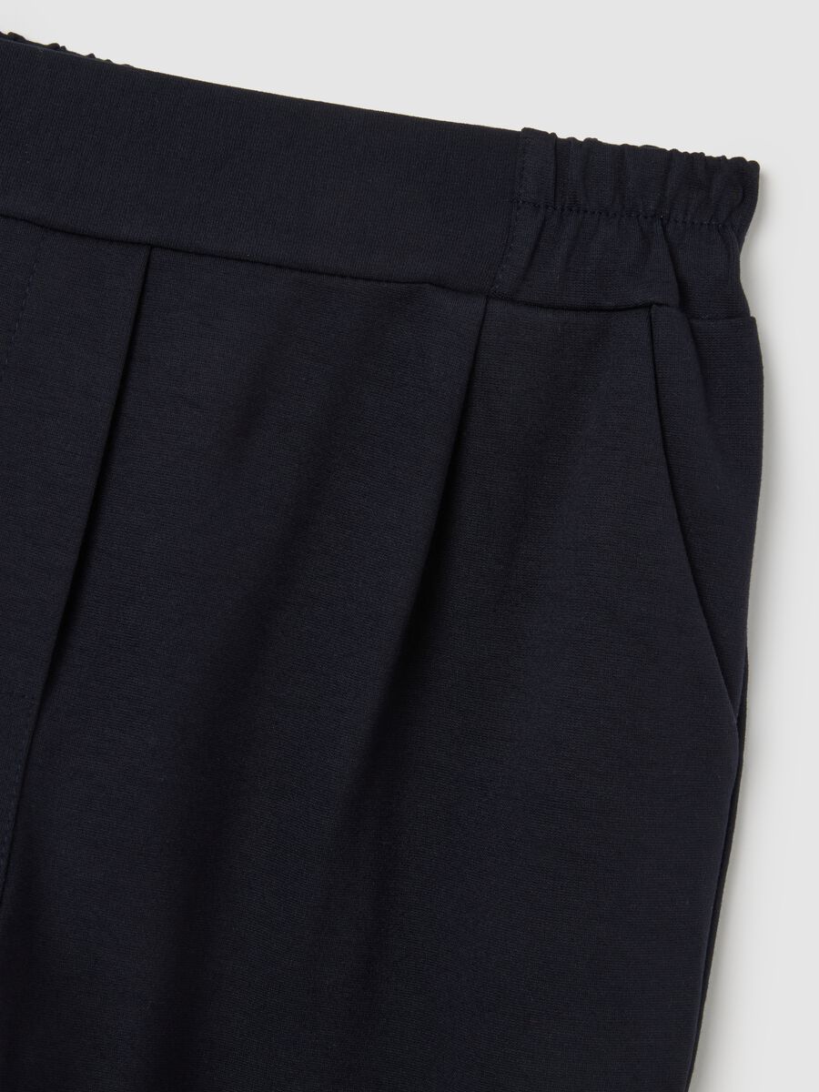Regular fit blue trousers_5
