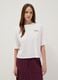 T-shirt bianca in puro cotone con ricamo boxy fit_2