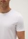 White regular fit crew neck T-shirt in pure cotton_3
