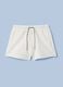 ALTAVIA SAILING white stretch cotton sports shorts_4