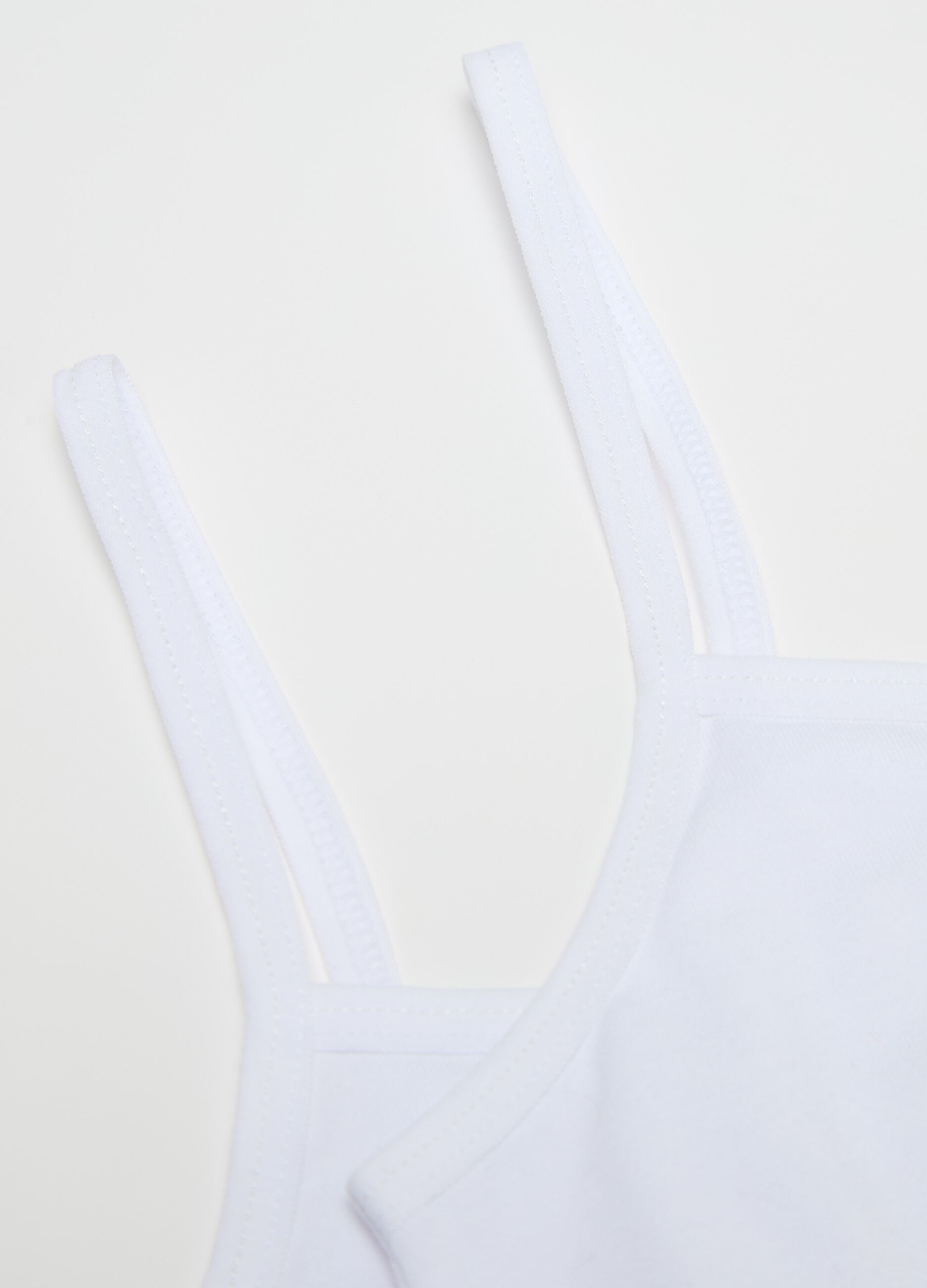 Bipack top intimi in cotone stretch
