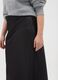 Black skirt in stretch satin fabric_4