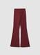 Leggings rossi flare in tessuto elasticizzato traspirante ALTAVIA STUDIO_5