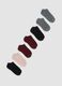 Seven-pack of organic cotton-blend ankle socks_0