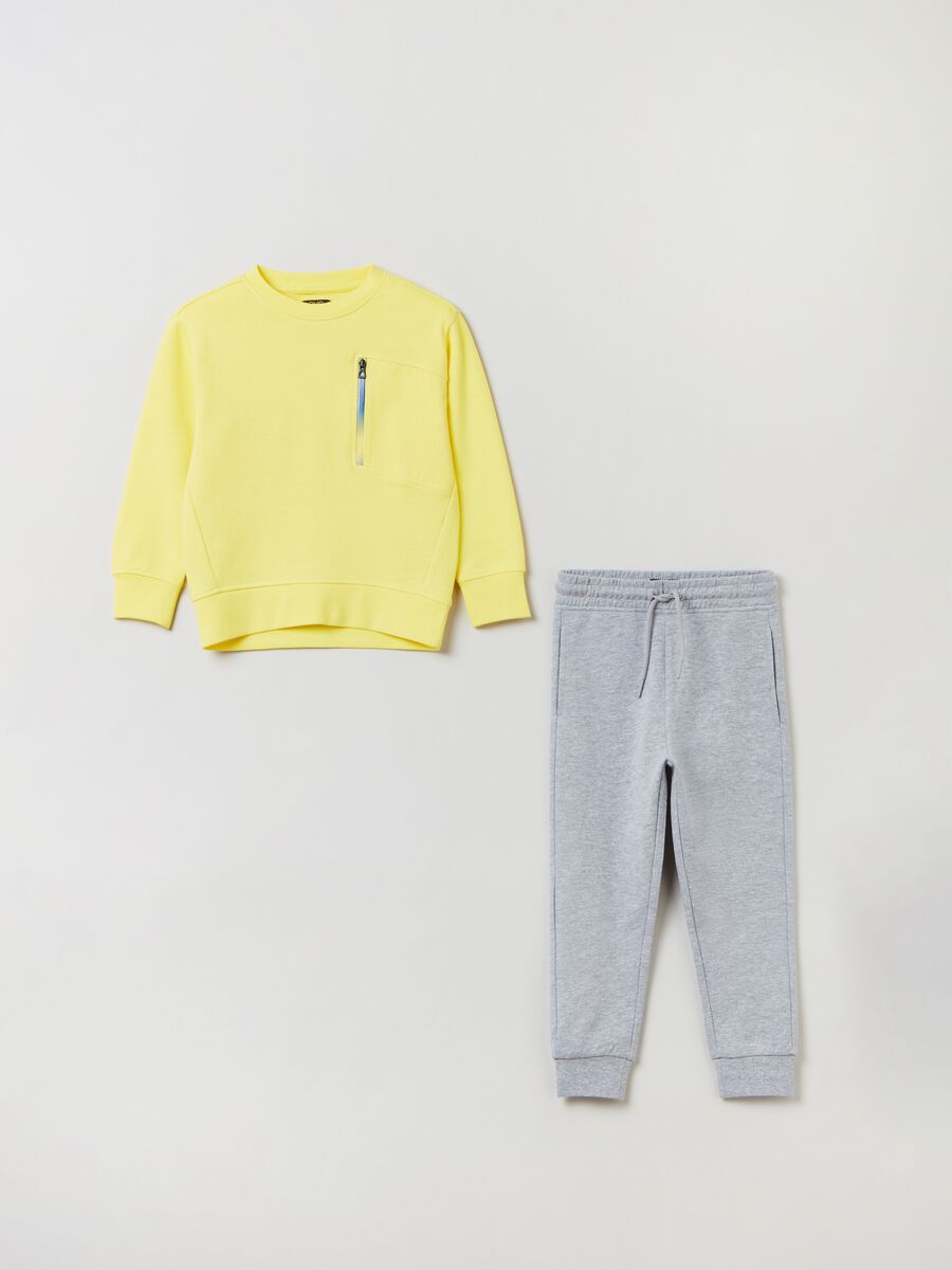 French terry jogging set_0