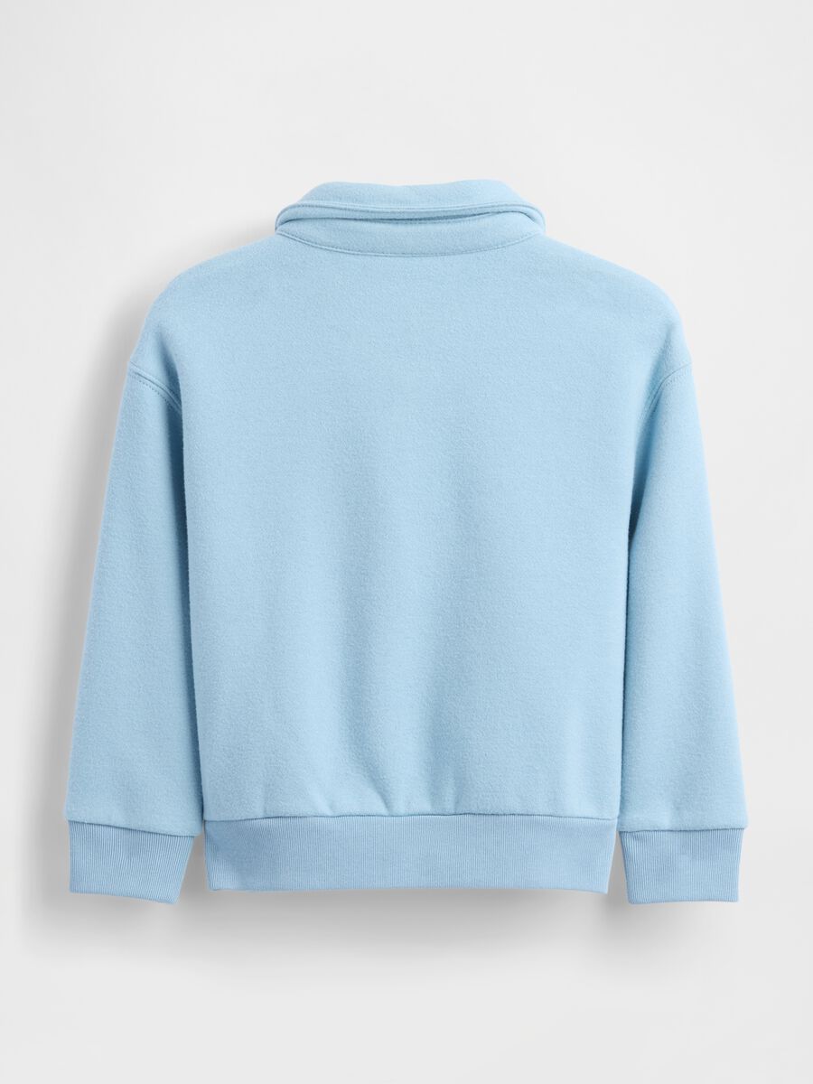 Blue cotton sweatshirt for children_1