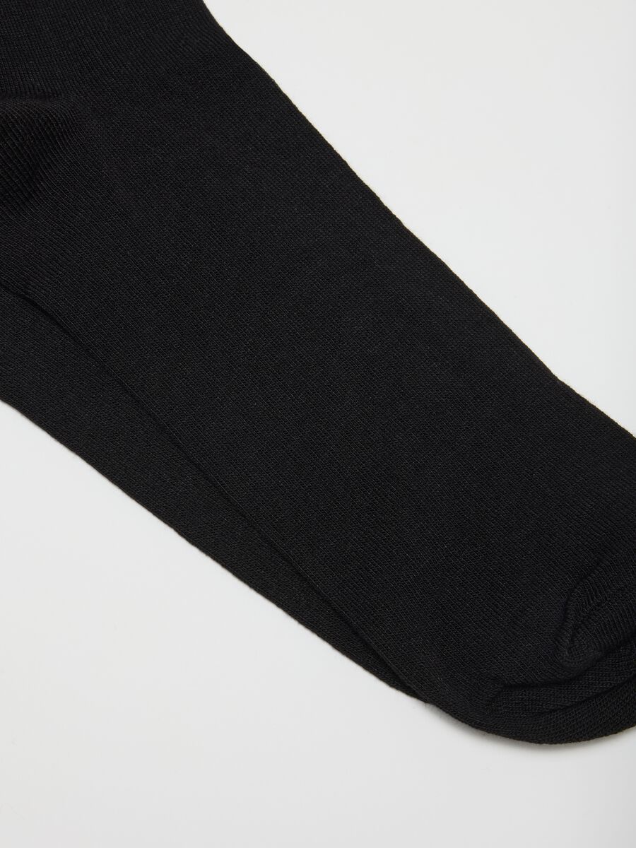 Two-pack of black long socks_1