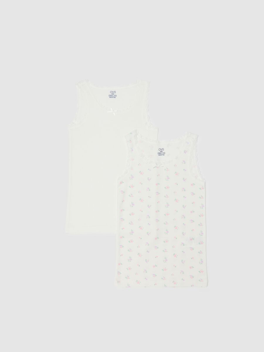 White Vest in Organic Cotton_0