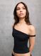 Black Asymmetric Tank Top_4
