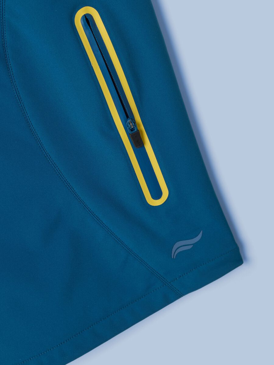 Gilet antivento ALTAVIA SAILING blu in tessuto elasticizzato con zip_6