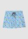 Blue swim shorts with Super Mario prints_4
