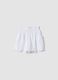 Girls&rsquo; white stretch shorts with elasticated waist, regular fit_0