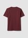 Red pure organic cotton jersey T-shirt, regular fit_5