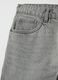 Men's regular fit grey pure cotton jeans_5